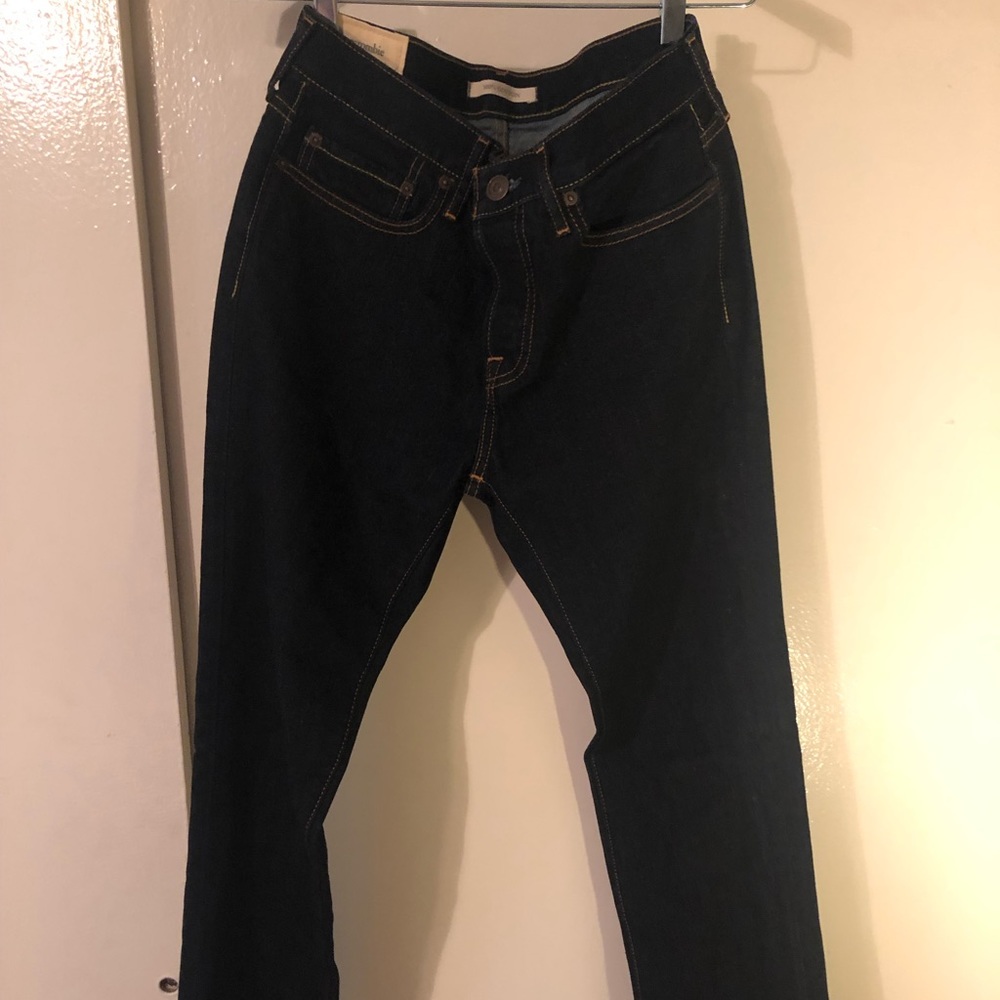 A&F Slim Straight Denim
